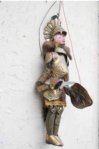 Antica coppia marionette pupi siciliani