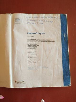 Libro Matemáticas 1 ESO 