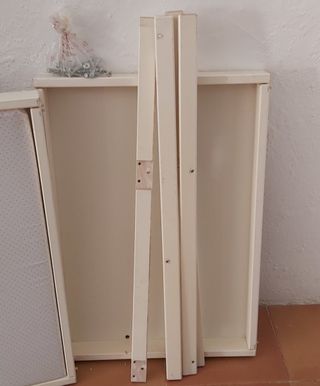 Cambiador bebe y hamaca baño