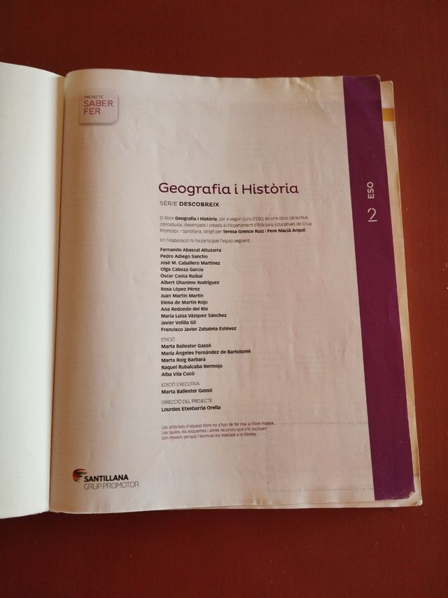 Libre Geografia o storia. 2 - ESO