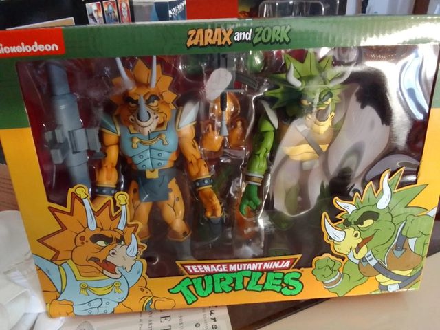 NECA Teenage Mutant Ninja Turtles Zarax and Zork
