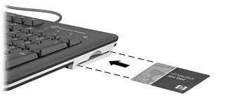 Teclado HP USB SmartCard CCID Keyboard