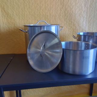 💥​ Ollas rectas de acero. Hostelería