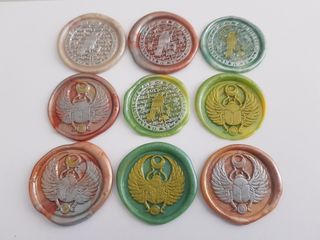 10 sigilli ceralacca antico Egitto