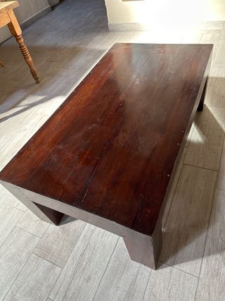 Mesa de centro, en madera de acacia maciza