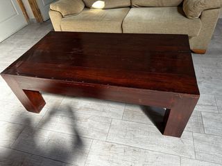 Mesa de centro, en madera de acacia maciza