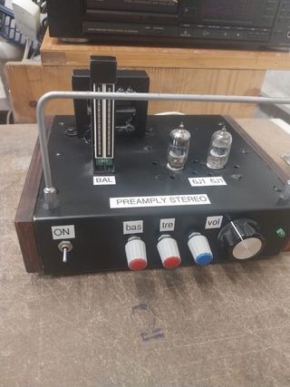 Preamplificatore valvolare autocostruito