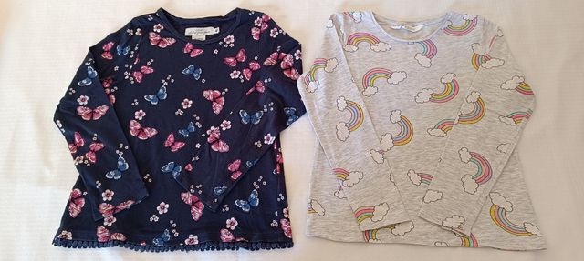 Lote de 2 camisetas de manga larga T.7-8