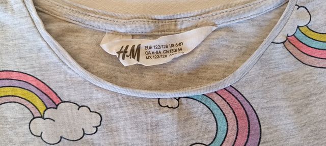 Lote de 2 camisetas de manga larga T.7-8