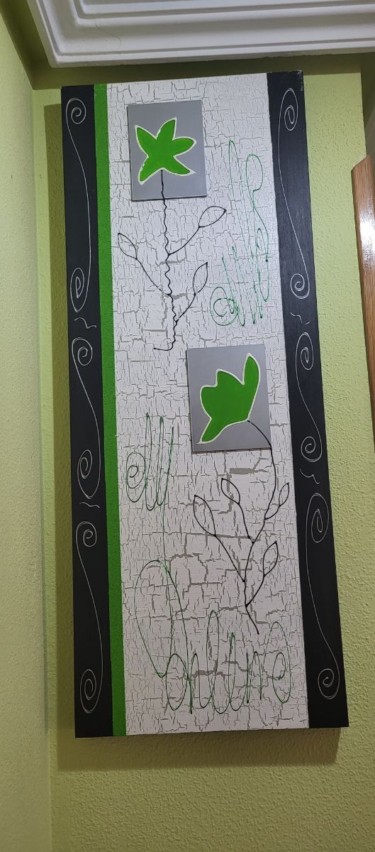 Cuadro detalles verdes