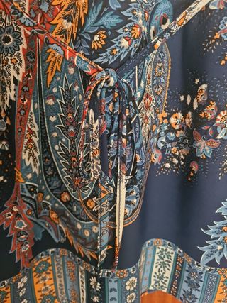 Blusón estampado manga 3/4