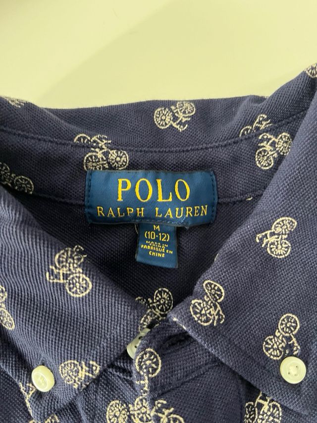 Camisa Polo Ralph Lauren punto elastico 10-12 años