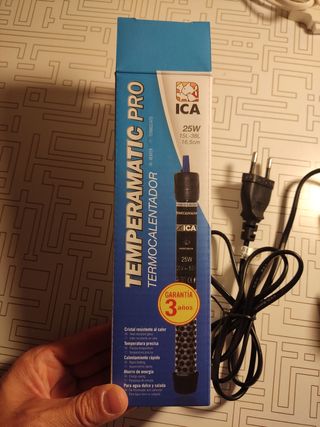 Termocalentador de acuarios 25W 15- 38 l