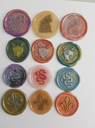 Sigilli scrapbooking medioevo e stemmi