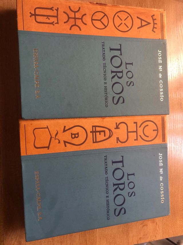 Los Toros. Cossio. Tomos enormes. 5 y 7