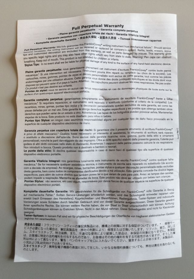 Penna a sfera nera Franklin