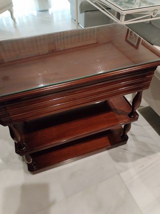 Mueble Auxiliar caoba 