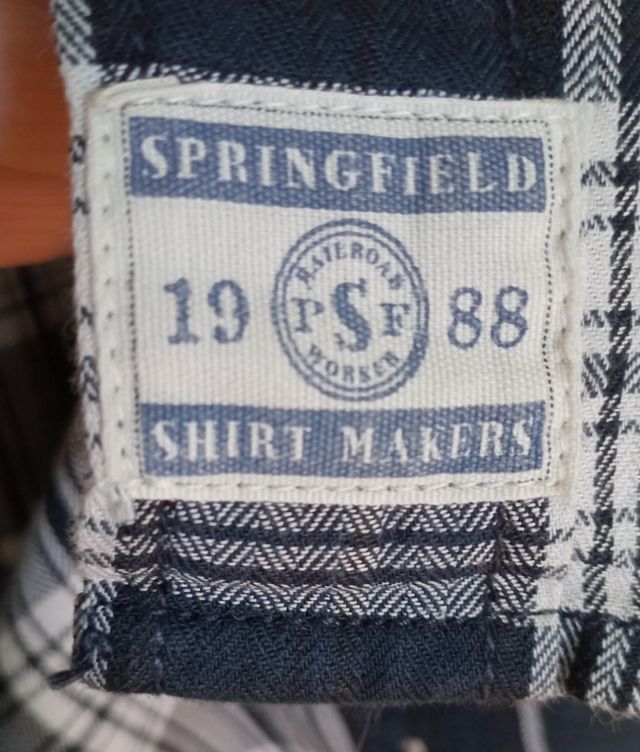 Camisa a cuadros para hombre Springfield REBAJADO