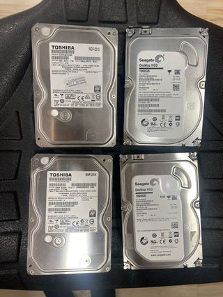 Lote de 8 discos duros internos 3.5”