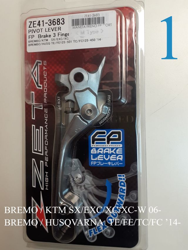 MANETA EMBRAGUE o FRENO, ZETA ARTICULADA, KTM,...