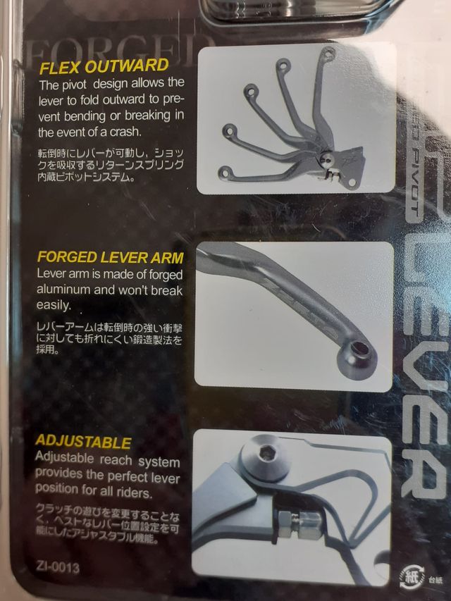 MANETA EMBRAGUE o FRENO, ZETA ARTICULADA, KTM,...