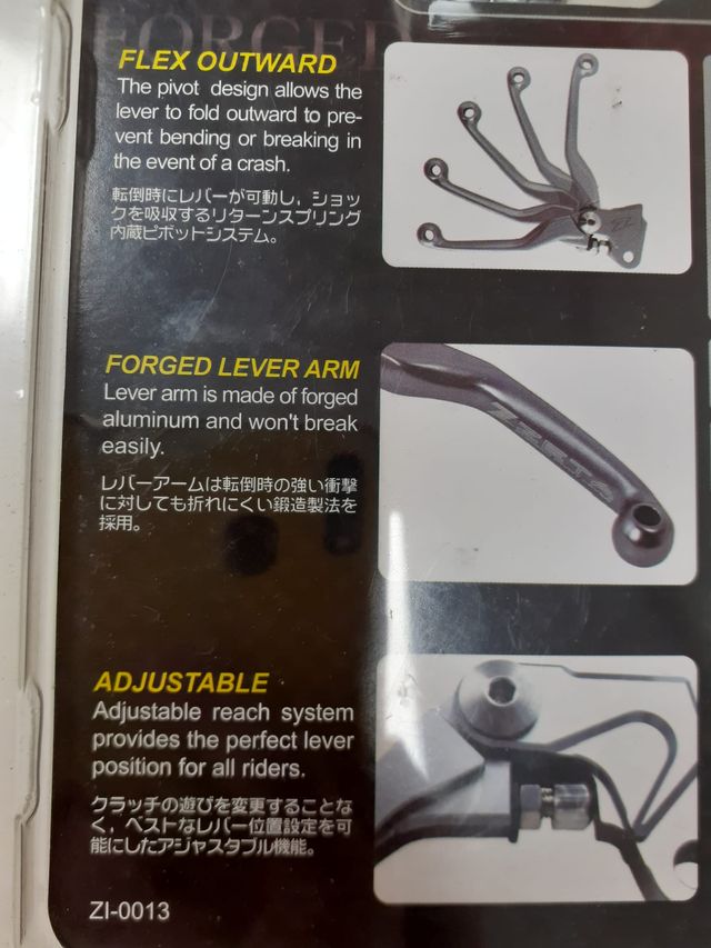 MANETA EMBRAGUE o FRENO, ZETA ARTICULADA, KTM,...