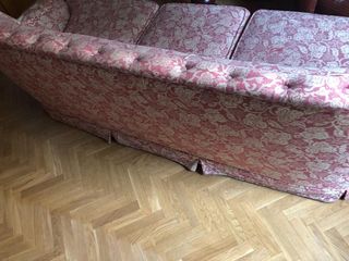 Sofa vintage tipo estilo isabelino