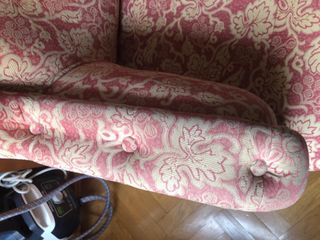 Sofa vintage tipo estilo isabelino