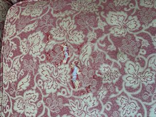 Sofa vintage tipo estilo isabelino