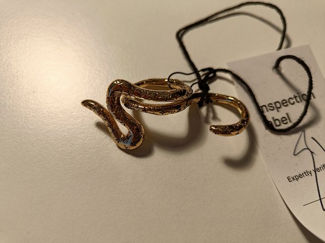 Louis Vuitton serpent monogram ring