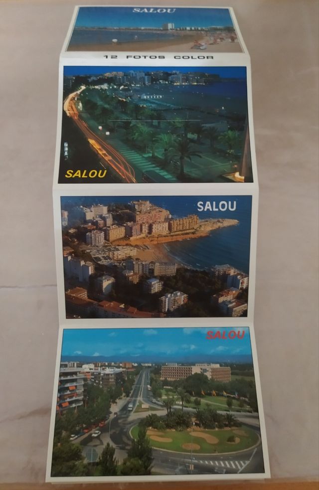 Postales Acordeón Salou / Costa dorada