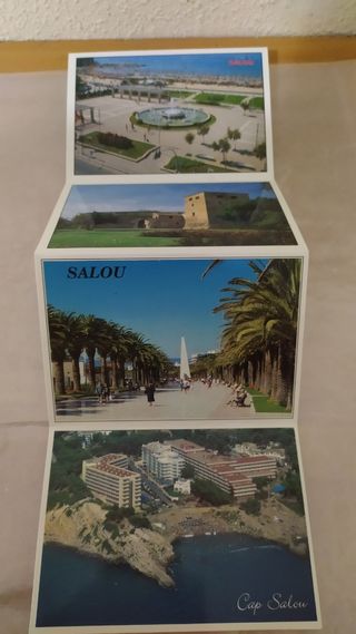 Postales Acordeón Salou / Costa dorada
