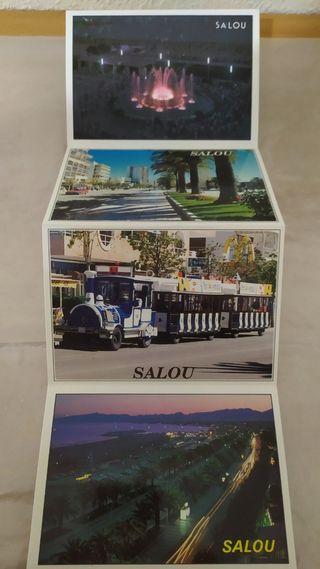Postales Acordeón Salou / Costa dorada