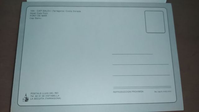Postales Acordeón Salou / Costa dorada