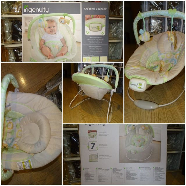 hamaca con vibración y música