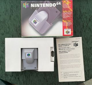 Consola Nintendo 64 y accesorios