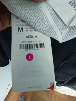 Cazadora de entretiempo nueva Zara