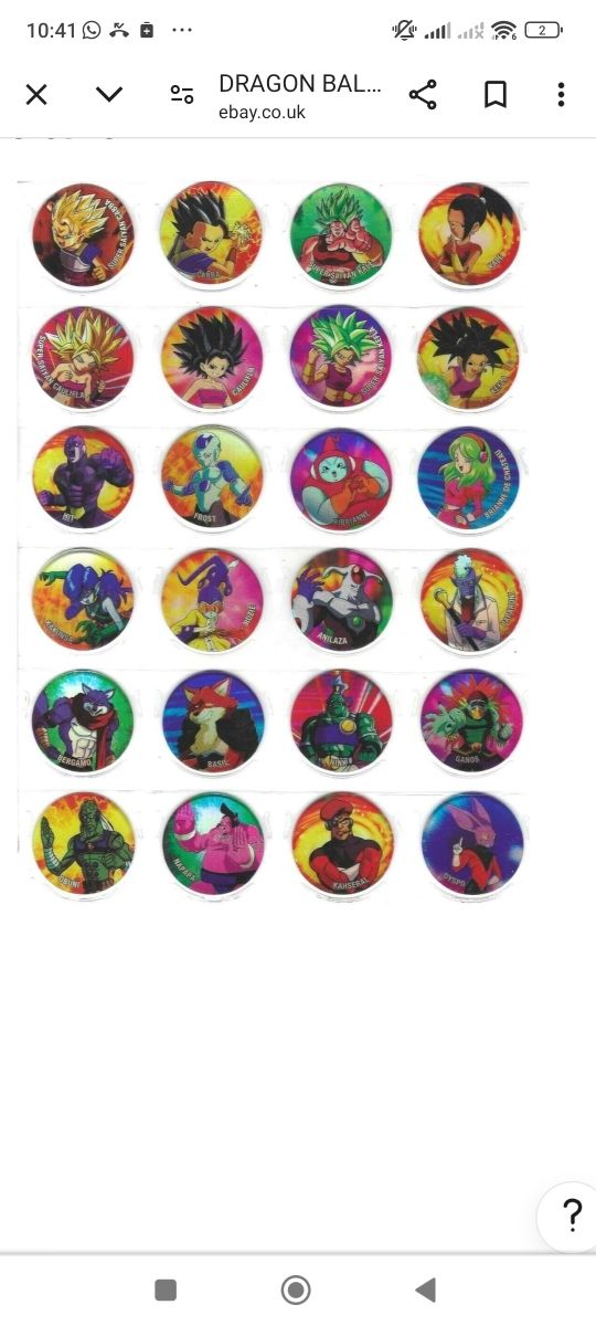 Tazos peruanos dragon ball super berlin