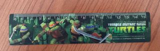 Righello morbido 15 cm ninja con cambio colore