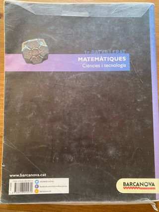 Libro de matemáticas bachillerato