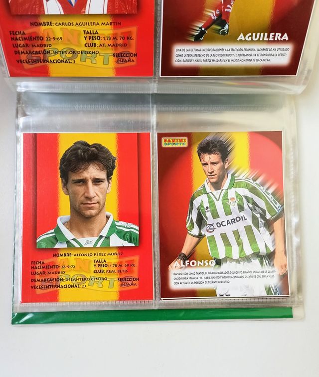 ALBUM COMPLETO ESTRELLAS DE LA LIGA 1998 MUNDIAL