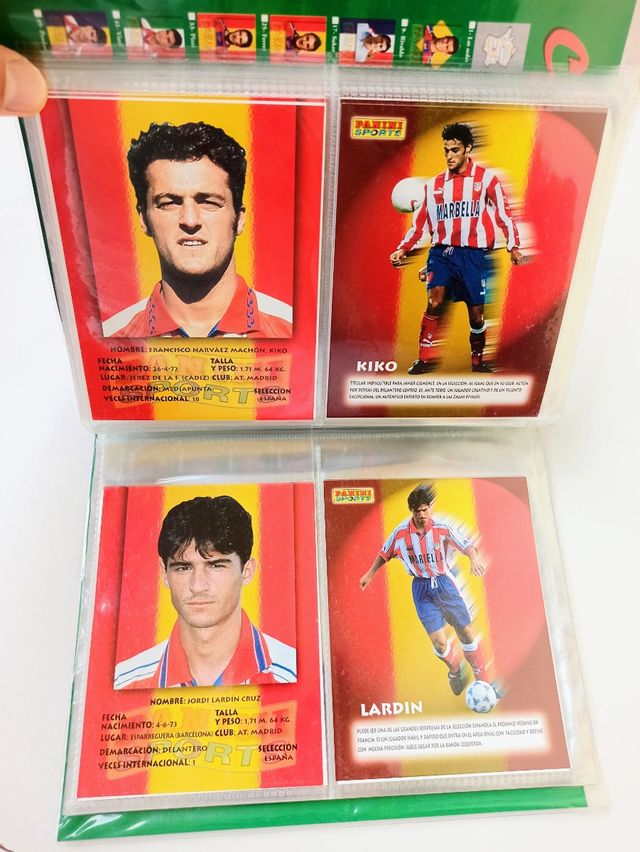 ALBUM COMPLETO ESTRELLAS DE LA LIGA 1998 MUNDIAL