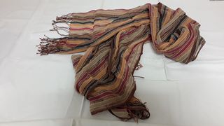 Foulard sciarpa fantasia a righe 