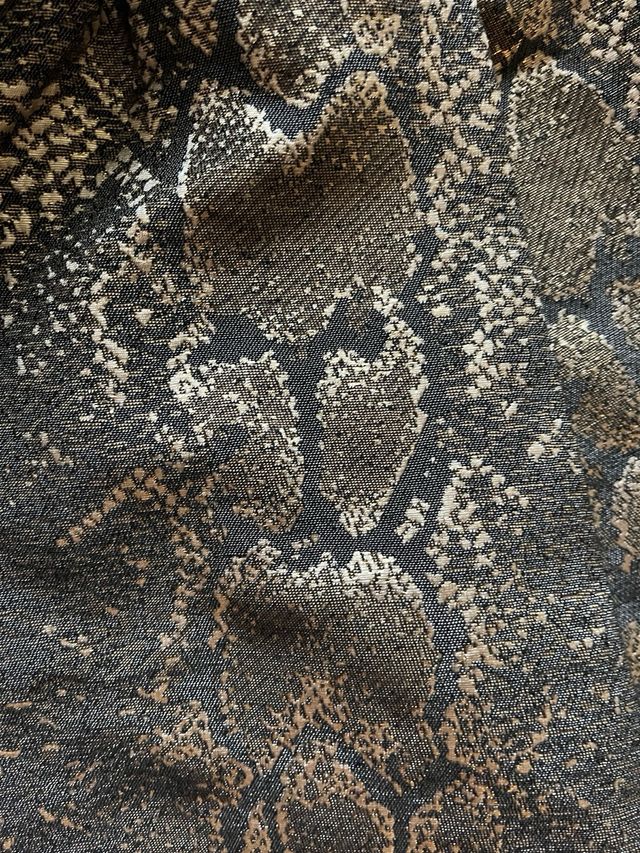 Minifalda brocado abullonada