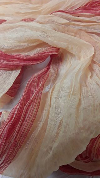 Foulard sciarpa arancio chiaro e scuro 