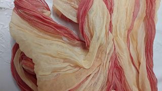 Foulard sciarpa arancio chiaro e scuro 