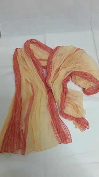 Foulard sciarpa arancio chiaro e scuro 