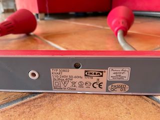 Lampara Ikea roja