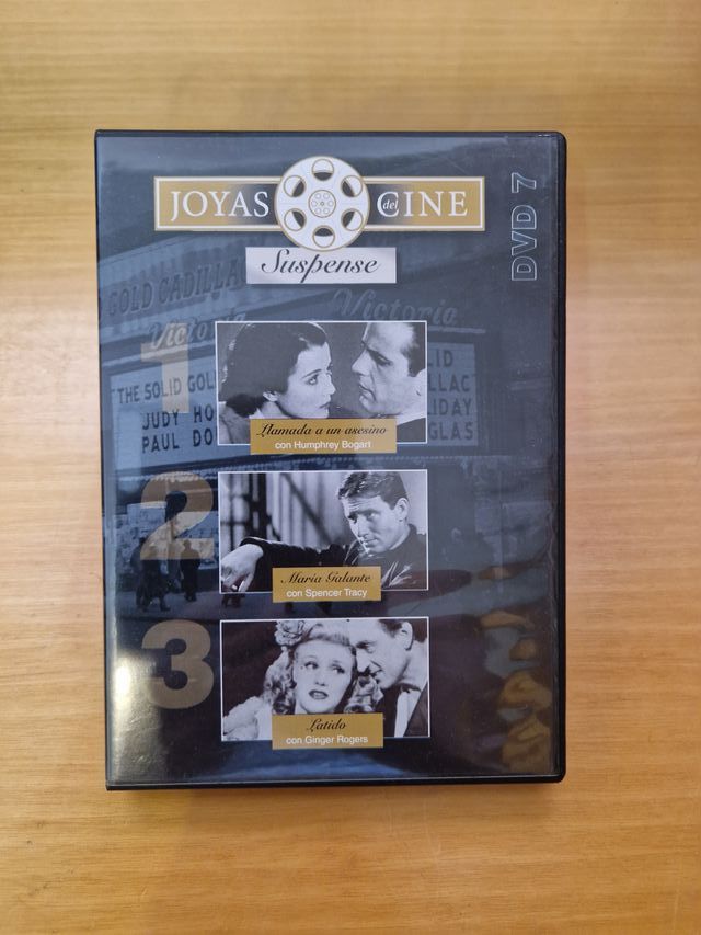 Lote de 3 DVDs 9 películas clásicas