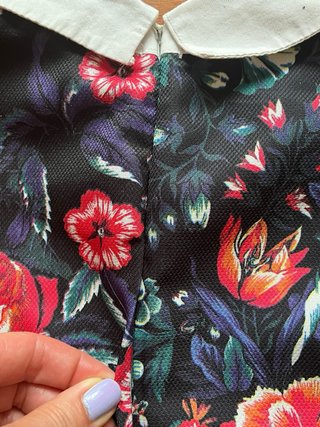 Vestido Zara estampado flores